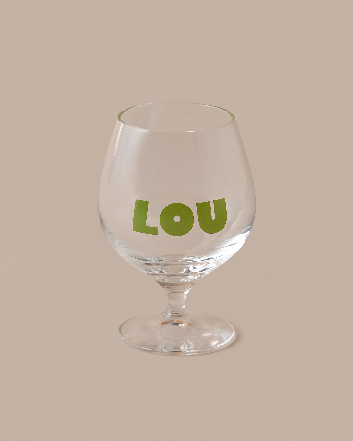 LOU BEER GLASS