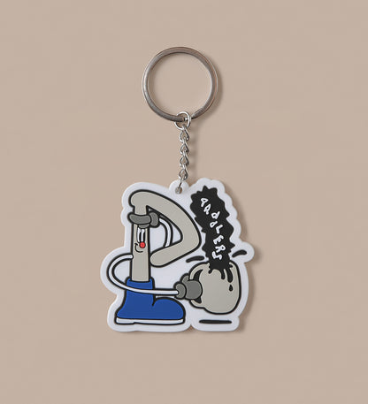 RUBBER KEY CHAIN