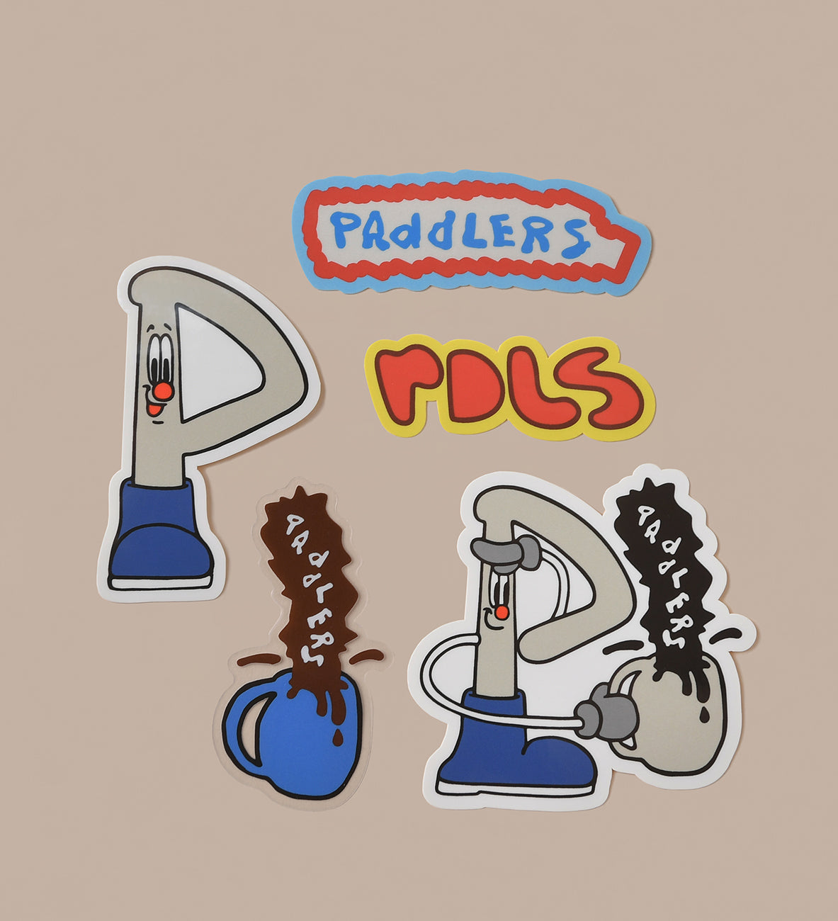 PADDLERS STICKER PACK (5PC)