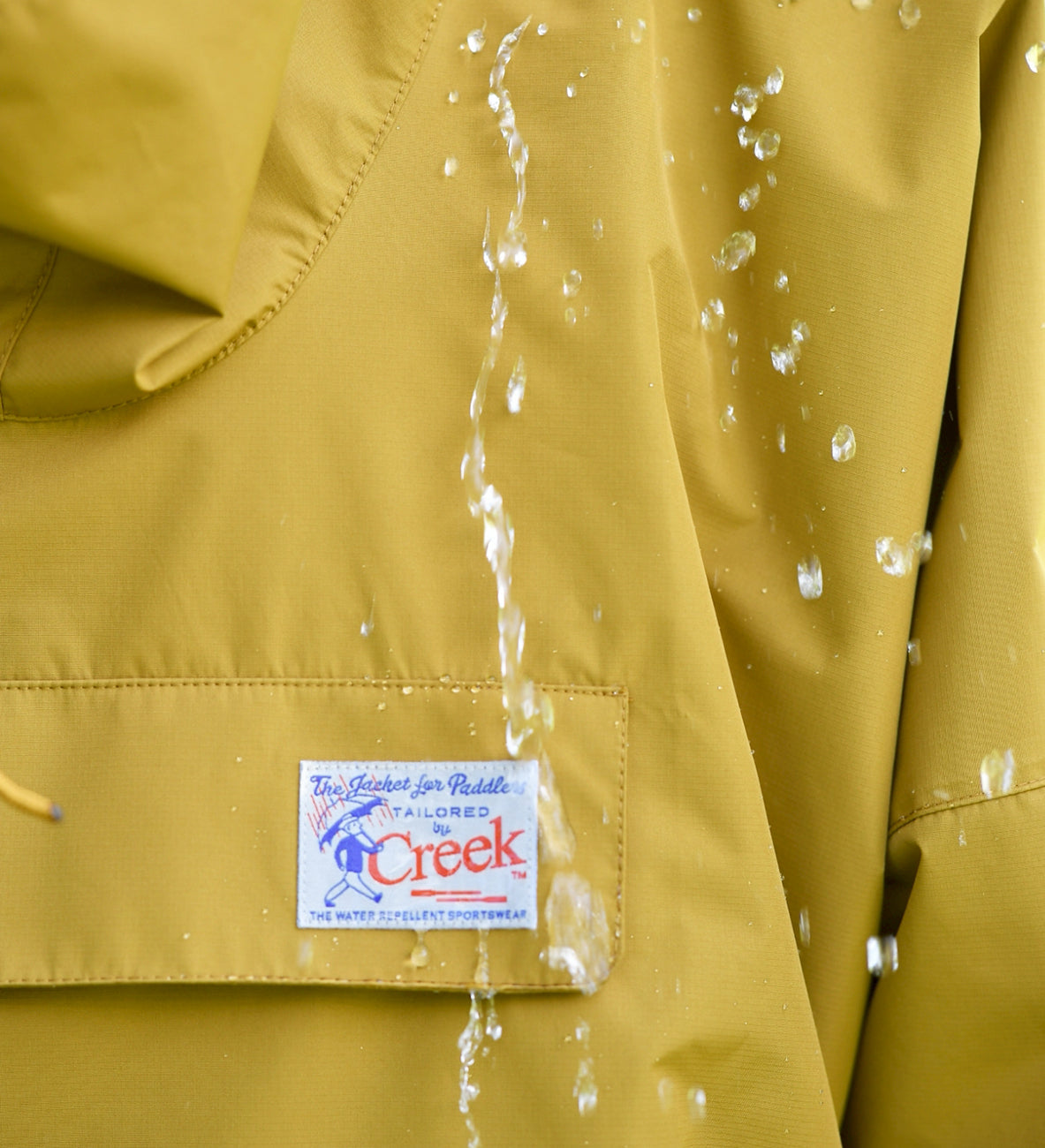 CAGOULE RAIN JACKET (Mustard) – PADDLERS COFFEE