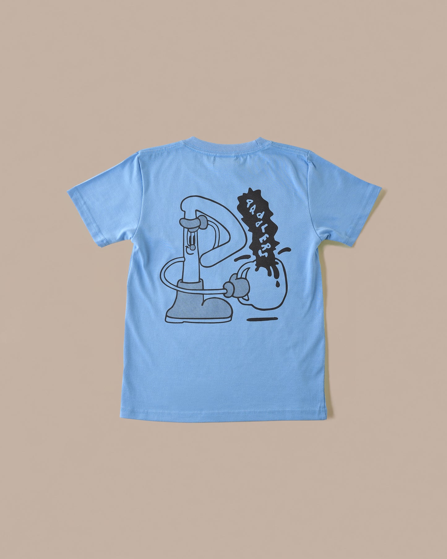 BIG "P" T- SHIRT (kids) (Saxe Blue)