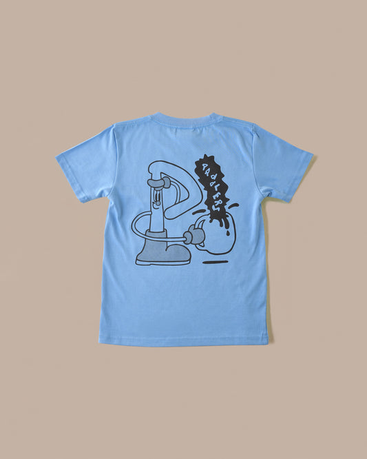 BIG "P" T- SHIRT (kids) (Saxe Blue)