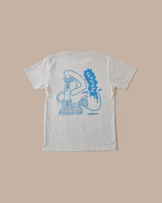 BIG "P" T- SHIRT (kids) (Oatmeal)