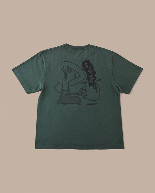 BIG "P" T- SHIRT (Fade Green)